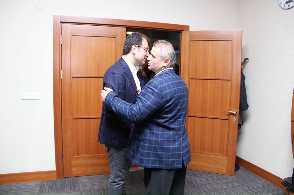 İBB Belediye Başkanı Sn. Ekrem İmamoğlu ve Ataşehir Belediye Başkanı Sn.Battal İlgezdi.